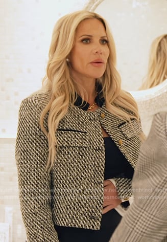 Jennifer's tweed blazer on The Real Housewives of Orange County