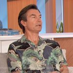 Jerry’s bird and tree print shirt on The Talk