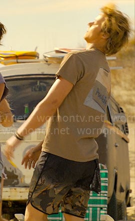 JJ’s ombre printed board shorts on Outer Banks