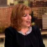 Joy’s black rhinestone embellished jacket on The View