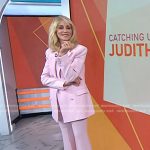 Judith Light’s pink blazer and flare pants on Today