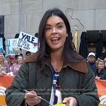 Katie Lee Biegel’s green quilted jacket on Today