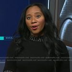 Kay’s black embellished dress on NBC News Daily