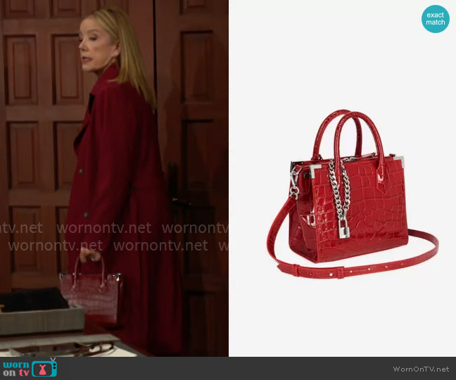 The Kooples Medium Ming Bag worn by Nikki Reed Newman (Melody Thomas-Scott) on The Young and the Restless