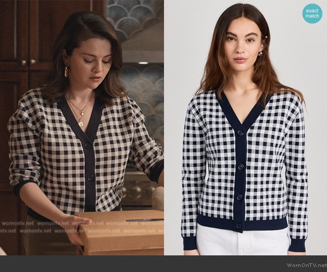 Kule The Liam Cardigan worn by Mabel Mora (Selena Gomez) on Only Murders in the Building