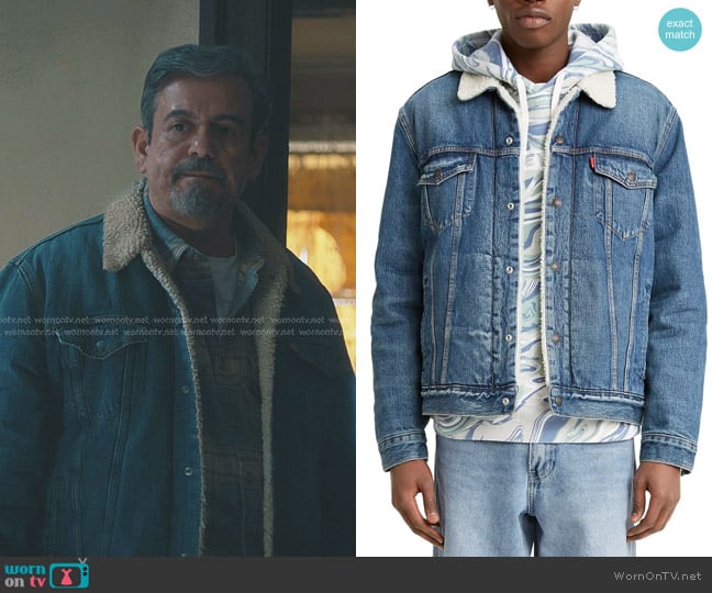 Earl’s fleece denim jacket on American Horror Stories