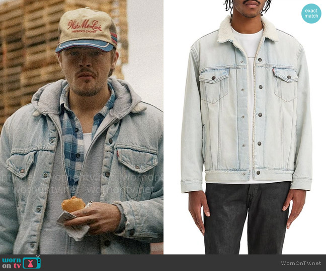 Levis Fleece Lined Trucker Jacket worn by Colin (Henry Eikenberry) on American Horror Stories