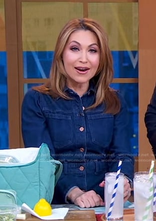 Lori’s denim dress on Good Morning America