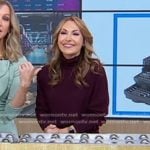 Lori’s purple turtleneck dress on Good Morning America