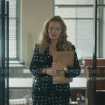 Lorna’s black embellished tweed suit on The Lincoln Lawyer