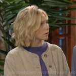 Lucy’s quilted jacket on The Young and the Restless