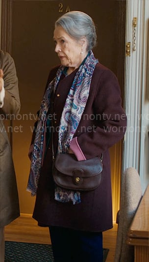 Madeline's purple purse on Matlock