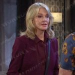 Marlena’s black shoulder bag on Days of our Lives