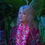 Marlena’s red floral kimono jacket on Days of our Lives