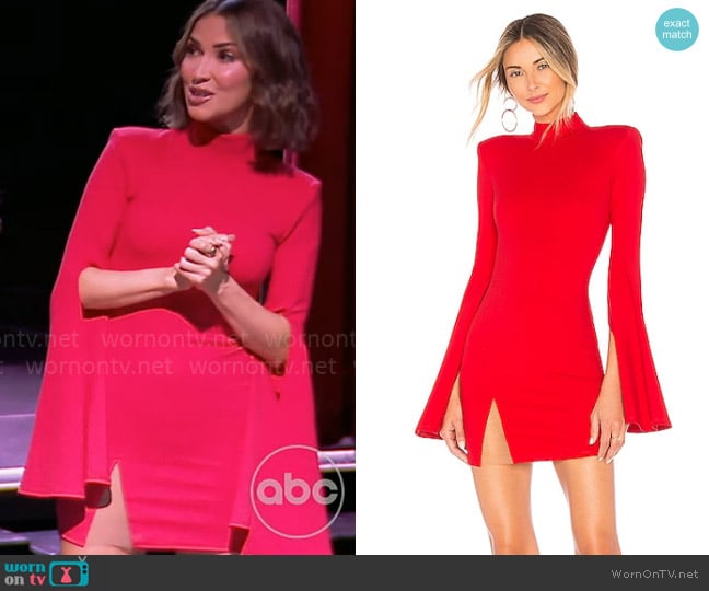 Michael Costello x Revolve Mr. Gibson Mini Dress worn by Kaitlyn Bristowe on The Golden Bachelorette