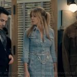 Morgan’s denim shirtdress on High Potential