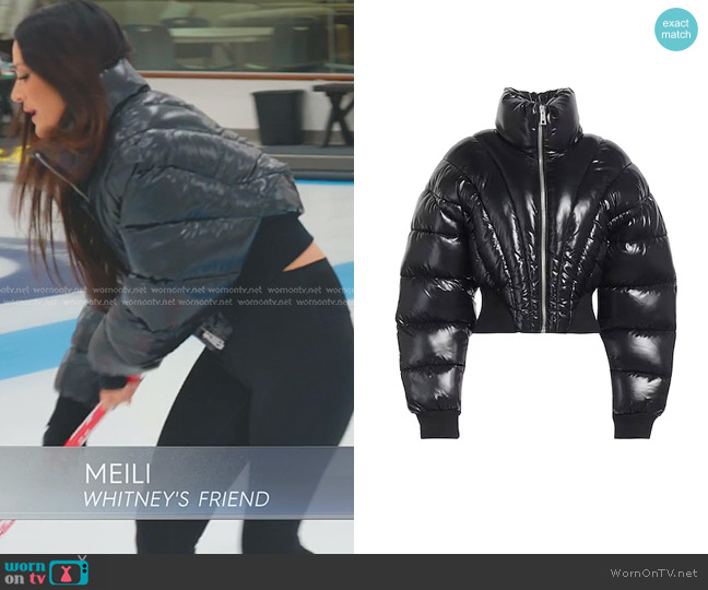 Mugler Shell jackets worn by Lisa Barlow on The Real Housewives of Salt Lake City