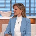 Natalie’s blue suit on The Talk