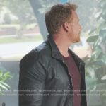 Owen’s black leather jacket on Greys Anatomy