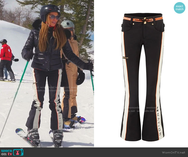 P.E Nation Viva Ski Pants worn by Britani Bateman on The Real Housewives of Salt Lake City