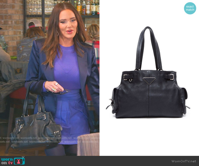 Prada Vitello Daino Leather Bag worn by Meredith Marks on The Real Housewives of Salt Lake City