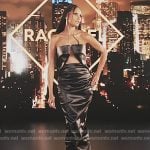 Racquel’s leather cutout dress on The Real Housewives of New York City