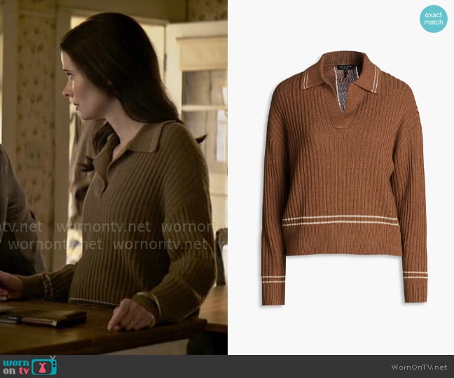 Rag and Bone Monti Polo Sweater worn by Lois Lane (Elizabeth Tulloch) on Superman and Lois