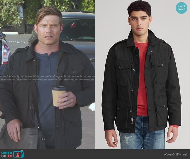 Polo Ralph Lauren Water-Repellent Field Jacket worn by Atticus Lincoln (Chris Carmack) on Greys Anatomy