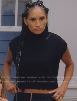 Raquel's black turtleneck top on The Real Housewives of New York City