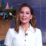 Rebecca’s white jacket on Good Morning America