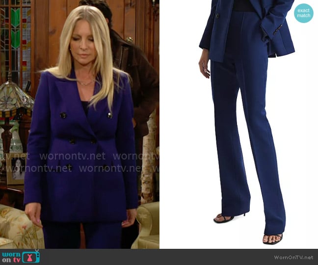 Reiss Kali Pants worn by Christine Blair Williams (Lauralee Bell) on The Young and the Restless