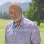 Richard’s floral golf polo on Greys Anatomy