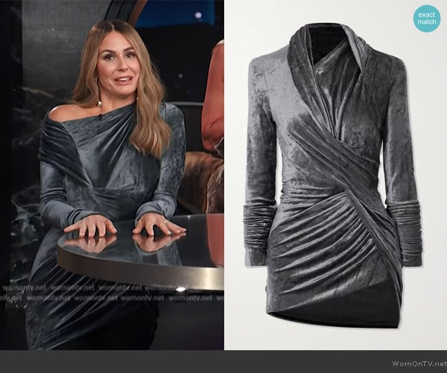 Rick Owens Liles MAgnetic Top worn by Keltie Knight on E! News