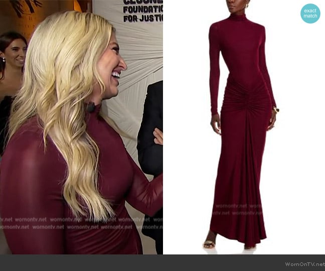 Ronny Kobo Scorpio Dress worn by Ashley Bellman on E! News