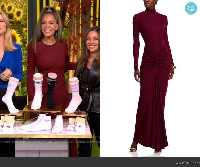 Ronny Kobo Scorpio Dress worn by Sunny Hostin on The View