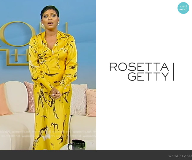 Rosetta Getty 2024 Pre Fall 2024 worn by Tamron Hall on Tamron Hall Show