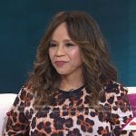 Rosie Perez’s leopard print dress on Today