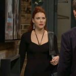 Sally’s long sleeve midi dress with halter neck on The Young and the Restless