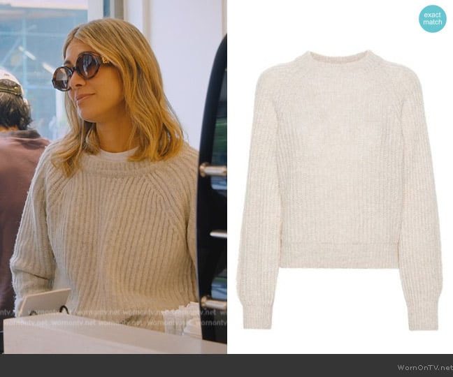 Samsoe Samsoe Layla chunky-knit jumper worn by Erin Lichy on The Real Housewives of New York City