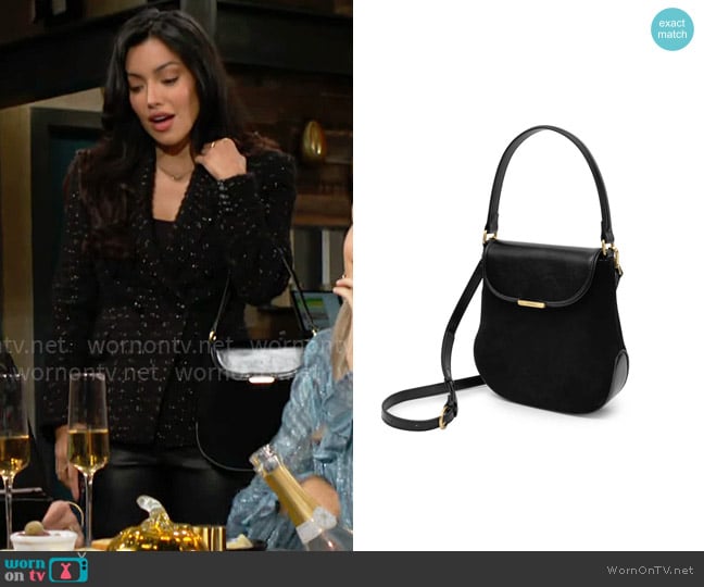 Sancia The Jesolo Bag worn by Audra Charles (Zuleyka Silver) on The Young and the Restless