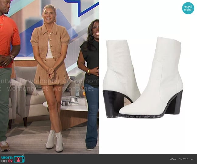 Schutz Alysha Boots worn by Amanda Kloots on The Talk