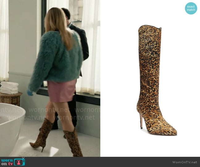 Schutz Maryana Wild Leather Boot worn by Morgan Gillory (Kaitlin Olson) on High Potential