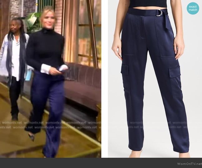 Simkhai Carolina Utility Pants worn by Sara Haines on The View