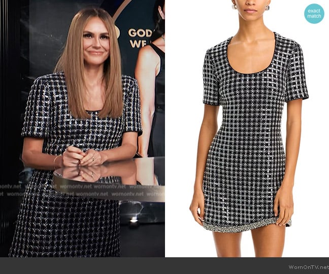 Simkhai Vivalie Embellished Mini Dress worn by Keltie Knight on E! News