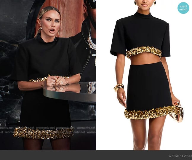 Simkhai Jalen Crop Top worn by Keltie Knight on E! News