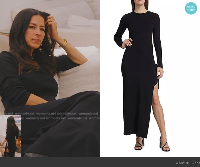 Simon Miller Junjo Long-Sleeve Dress worn by Rebecca Minkoff on The Real Housewives of New York City