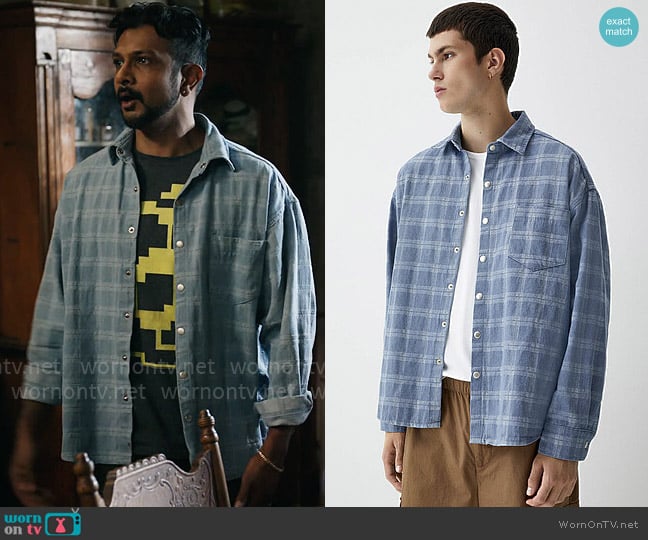 Jay’s Atari blue plaid shirt on Ghosts