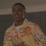 Spenser’s multicolored floral print shirt on Reasonable Doubt