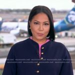 Stephanie’s navy jacket on Good Morning America