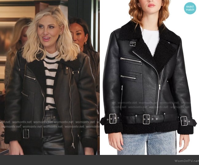 Steve Madden Quinn Jacket worn by Gina Kirschenheiter on The Real Housewives of Orange County